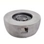 Peaktop Outdoor 36inch W x 15inch H Round Concrete Gas Fire Pit - Image 1