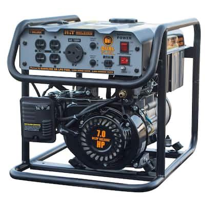 HIT-Welding-3-500-Watt-4-000-Watt-Dual-Fuel-Recoil-Start-Portable-Generator-with-Stick-Welder-TIG--CO-Detector-and-Auto-Shutoff