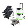 NATURE'S GENERATOR 1800 Watt/2880W Peak Push Button Start Solar Powered Portable Generator with Power Pod, Transfer Kit and 3 Solar Panels - Image 1