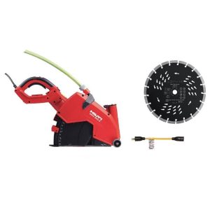Hilti-12-in-23-Amp-Hand-Held-Corded-Diamond-Cutting-Saw-with-2-SPS-Universal-Blades-and-Twist-Lock