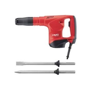Hilti-120-Volt-1250-Watt-Corded-3-4-in-SDS-MAX-TE-500-Concrete-Demolition-Hammer-Kit-w-Chisels-Cord-and-Case