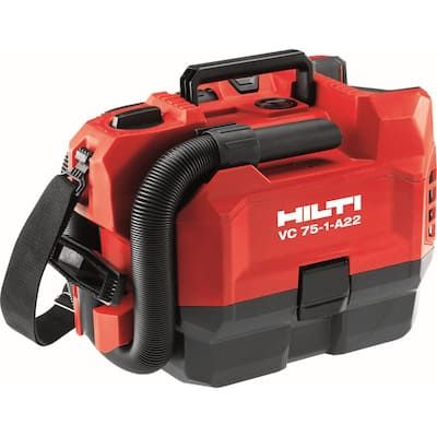 Hilti-22-Volt-VC-75-1-A22-3-5-Gal-75-CFM-Lithium-Ion-Cordless-Vacuum-w-Dry-and-HEPA-Filter-Battery-Not-Included--2187661