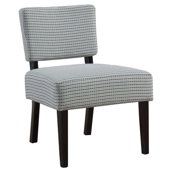 HomeRoots--Jasmine-Blue-Grey-Foam-Accent-Chair