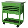 33 in. 4-Drawer Green Tool Cart - Image 1