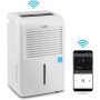 Ivation 50 pt. Smart Wifi Dehumidifier - White - Image 1