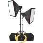 Impact EX100 Two-Monolight Kit w/ Stands and Case - Image 1