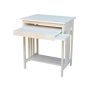 International Concepts 27-in. Rectangular Unfinished Computer Desk with Keyboard Tray - Image 1