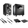 JBL 308P MkII - Studio Monitor Kit w/ Powered Subwoofer, Cables, and Isolation Pads - Image 1