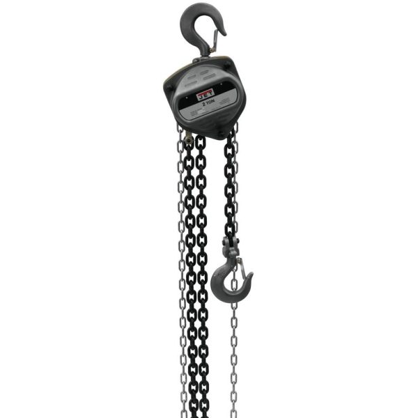 Jet-S90-200-15-2-Ton-Hand-Chain-Hoist-w-15-ft-Lift