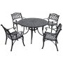 Crosley Sedona 5-Piece Cast Aluminum Outdoor Dining Set - Image 1