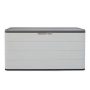 Kadehome 46 in. W x 24 in. D x 24 in. H White HDPE Outdoor Storage Cabinet - Image 1