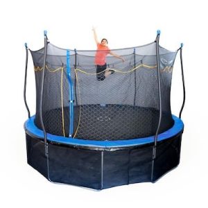 Kinertial-12-ft-Trampoline-w-Dual-Enclosure-Net-Heavy-Duty-Jumping-Mat-and-Foam-Padded-Springs-ASTM-Approved