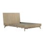 Armen Living - Baly Acacia Mid-Century Gray Sandblast Platform King Bed - Image 1