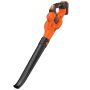 BLACK+DECKER 130 MPH 100 CFM 20-Volt MAX Lithium-Ion Cordless Handheld Leaf Sweeper with 2.0Ah Battery and Charger Included - Image 2