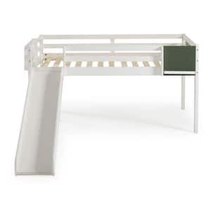 Loft-Bed-with-Slide-Bed-with-Slide-Kids-Bed-with-Slide-Toddler-Bed-with-Slide-Kids-Loft-Bed-with-Slide-White