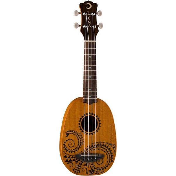Luna-Tattoo-Mahogany-Pineapple-Soprano-Ukulele-Satin-Natural