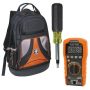 Klein Tools 3-pc Backpack, Multi-bit Screwdriver and 600-Volt Auto-Ranging Digital Multimeter Tool Set - Image 1