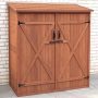 Leisure Season 4-ft 11-inch x 2-ft 7-inch x 5-ft 4-inch Cypress Medium Storage Shed - Image 1