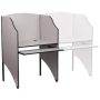 Flash Furniture Nebula Grey Finish Starter Study Carrel - Image 1