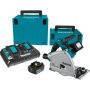 Makita 18-Volt X2 LXT Lithium-Ion (36-Volt) Brushless Cordless 6-1/2 in. Plunge Circular Saw w/ (2) Batteries 5.0Ah, 55T Blade - Image 2