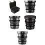 Meike 4-Lens Cinema Prime Lens Set w/ Hard-Shell Case (MFT Mount) - Image 1