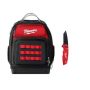 Milwaukee 15 in. Ultimate Jobsite Backpack with FASTBACK Stainless Steel Spring Assisted Folding Knife (2-Piece) - Image 1