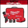 Milwaukee M12 FUEL 12-Volt Lithium-Ion Brushless Cordless 1/4 in. Hex Impact Driver Kit w/Two 2.0Ah Batteries, Charger&Soft Case - Image 1
