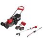 Milwaukee M18 FUEL Brushless Cordless 21 in. Dual Battery Self-Propelled Lawn Mower w/ String Trimmer, Hedger, (2)12.0Ah Batteries - Image 1