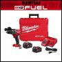 Milwaukee M18 Fuel 18-Volt Lithium-Ion Brushless Cordless 1/2 in. Hammer Drill Driver Kit with Two 5.0 Ah Batteries and Hard Case 2904-22 - Image 1