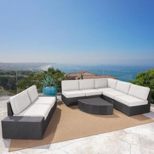 Noble-House-8-pc-Wicker-Patio-Sectional-Seating-Set-w-White-Cushions