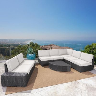 Noble-House-8-pc-Wicker-Patio-Sectional-Seating-Set-w-White-Cushions