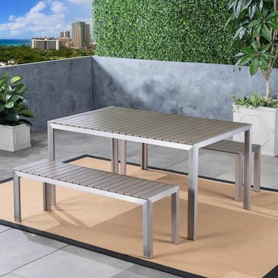 Noble-House-Cape-Coral-Silver-3-pc-Aluminum-Outdoor-Dining-Set