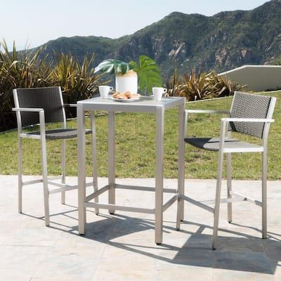 Noble-House-Cape-Coral-Silver-3-pc-Aluminum-Square-Outdoor-Bar-Height-Bistro-Set