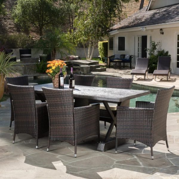 Noble-House-Capri-Brown-7-pc-Wicker-Outdoor-Dining-Set