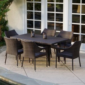 Noble-House-Cliff-Multi-Brown-7-pc-Wicker-Outdoor-Dining-Set
