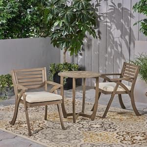 Noble-House-Coronad-Grey-3-Piece-Wood-Round-Outdoor-Bistro-Set-with-Cream-Cushions