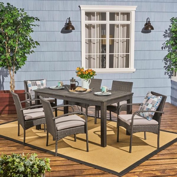 Noble-House-Elmar-Dark-Grey-7-pc-Wood-and-Wicker-Outdoor-Dining-Set-w-Grey-Cushions