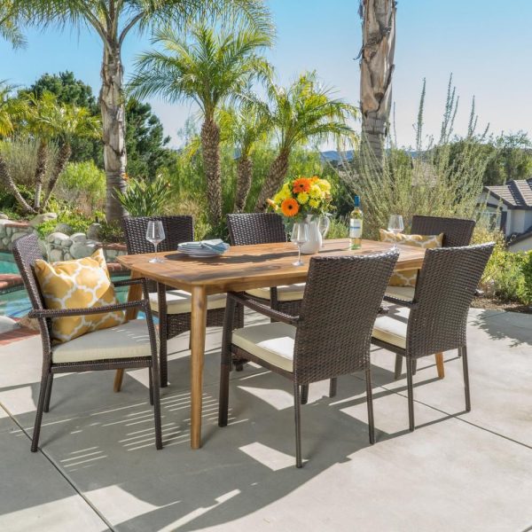 Noble-House-Emmalynn-7-pc-Wood-and-Wicker-Outdoor-Dining-Set-w-Crme-Cushion