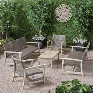 Noble-House-Hampton-8-Seater-Mixed-Black-5-Piece-Wood-and-Plastic-Patio-Conversation-Set