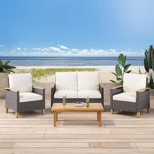 Noble-House-Isla-Multi-Brown-4-Piece-Plastic-Patio-Conversation-Set-with-Beige-Cushions