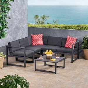 Noble-House-Jameson-6-pc-Aluminum-Outdoor-Sectional-Set-w-Dark-Grey-Cushions