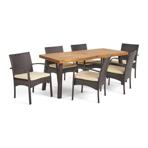 Noble-House-Jovanni-Multibrown-7-pc-Wicker-Outdoor-Dining-Set-w-Creme-Cushion