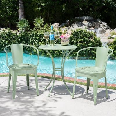 Noble-House-Lourdes-Matte-Green-3-pc-Metal-Outdoor-Bistro-Set