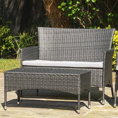 Noble-House-Malta-Gray-2-pc-Wicker-Patio-Conversation-Set-with-Silver-Cushions