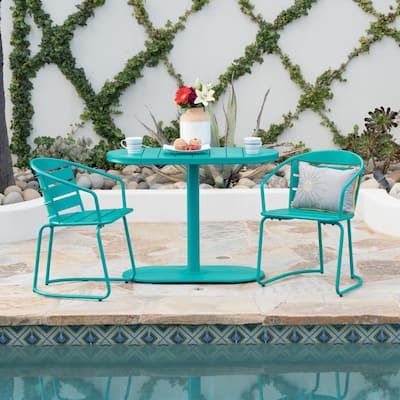 Noble-House-Matte-Teal-3-pc-Metal-Oval-Outdoor-Bistro-Set