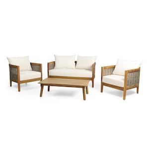 Noble-House-Rattler-4-Piece-Wood-Patio-Conversation-Set-with-Beige-Cushions