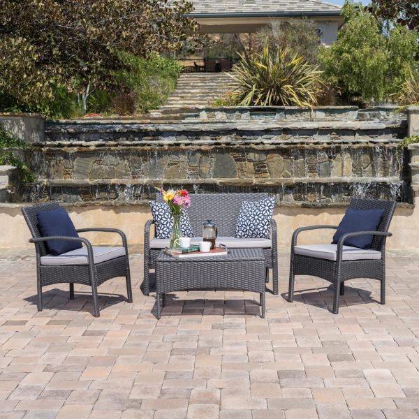 Noble-House-Tadeo-Grey-4-Piece-Wicker-Patio-Conversation-Set-with-Silver-Cushions