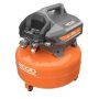 RIDGID 6 Gal. Portable Electric Pancake Air Compressor w/ 16-Gauge 2-1/2 in. Straight Finish Nailer - Image 1