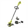 RYOBI ONE+ 18V 12 in. Cordless Battery String Trimmer with 2.0 Ah Battery and Charger - Image 1
