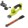RYOBI ONE+ 18-Volt Lithium-Ion Cordless Grass Shear and Shrubber Trimmer - 1.3 Ah Battery and Charger Included - Image 2